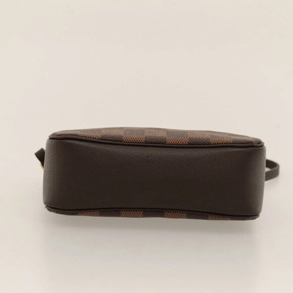 LOUIS VUITTON Damier Ebene Trousse Makeup Pouch N51982 LV Auth yk17788AM - Picture 7 of 16